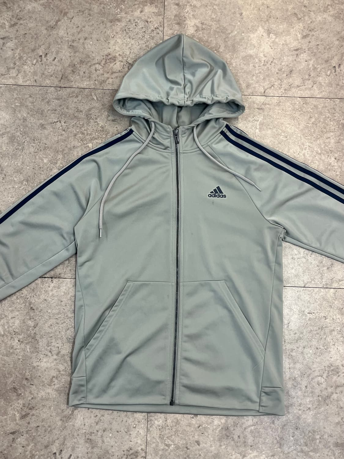 아디다스 후드 져지 그레이 95 #csz3681 상품이미지5