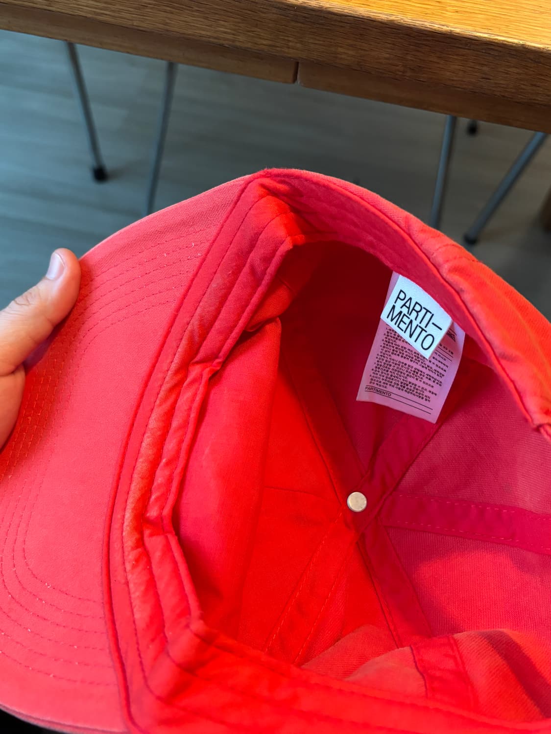 파르티멘토 Sunlight 워시드 볼캡 판매 상품이미지4