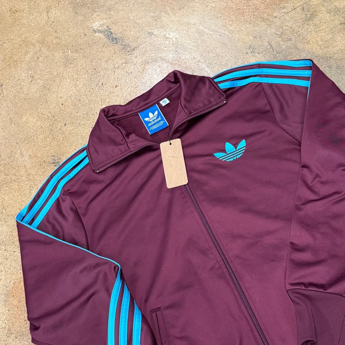 아디다스 버건디 하늘 구파이어버드 져지 트랙탑 90 상품이미지2