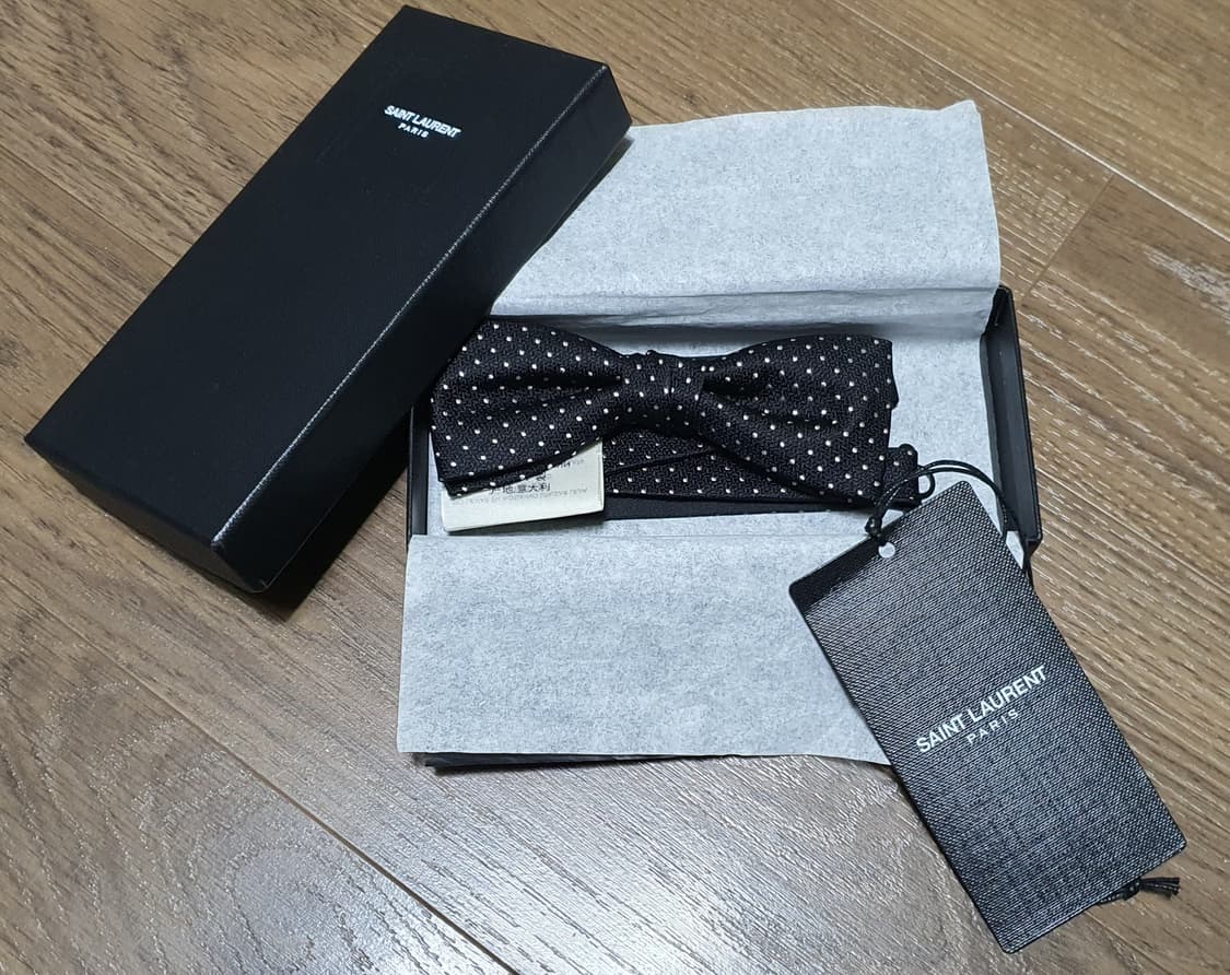 생로랑 16ss 서프시즌 폴카도트 보타이 상품이미지2