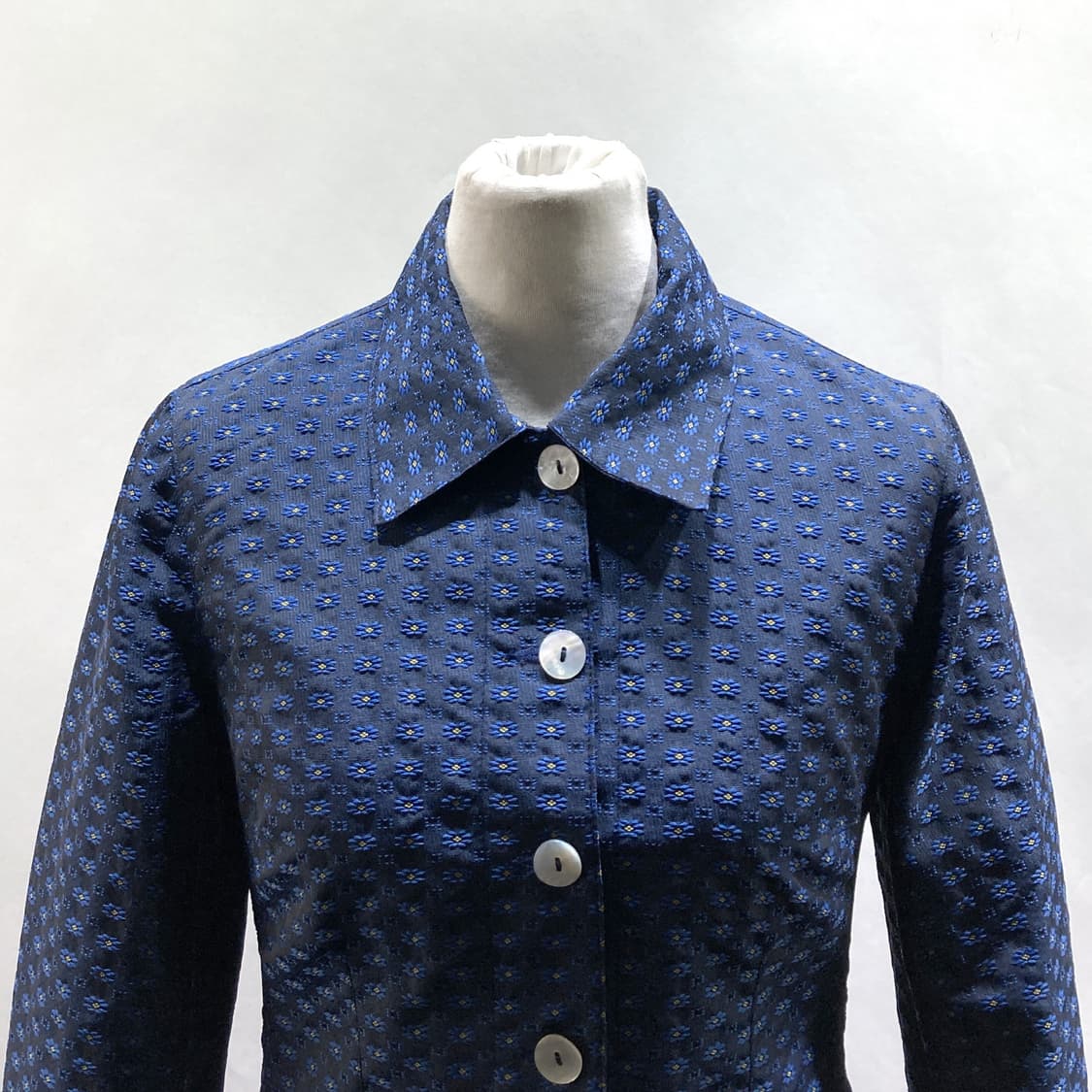 오일릴리 여성 크롭셔츠자켓 네이비 XS 상품이미지2