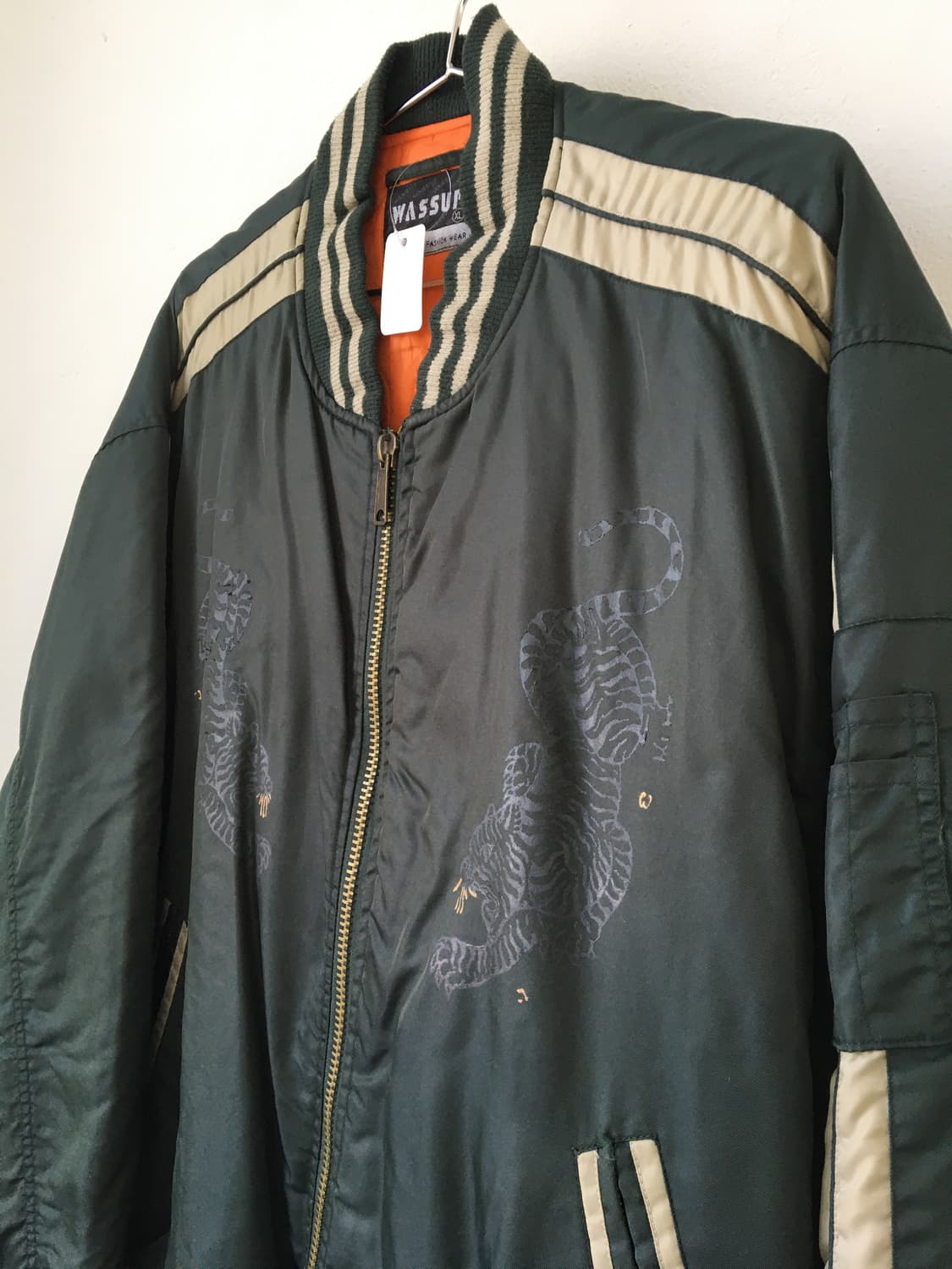 Oriental printing point bomber jacket 상품이미지4