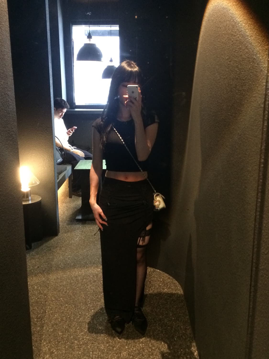 Gateless 트임 롱스커트 상품이미지3