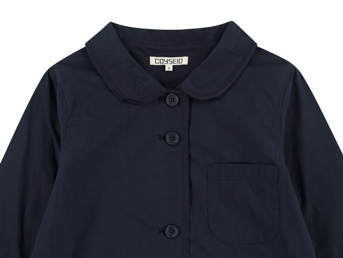 로우 엣지 코튼 자켓 네이비 1사이즈 상품이미지3