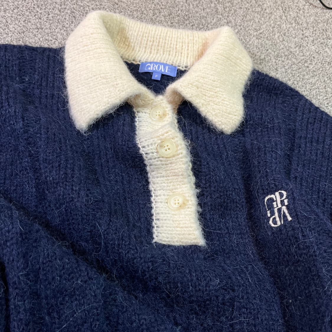 그로브 우먼 카라 니트 상품이미지2