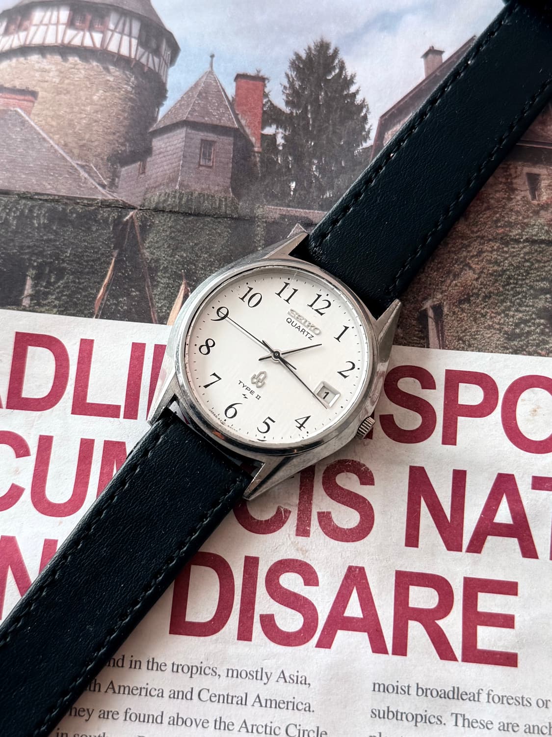 세이코 Seiko 쿼츠 타입 2 아라비안  상품이미지1