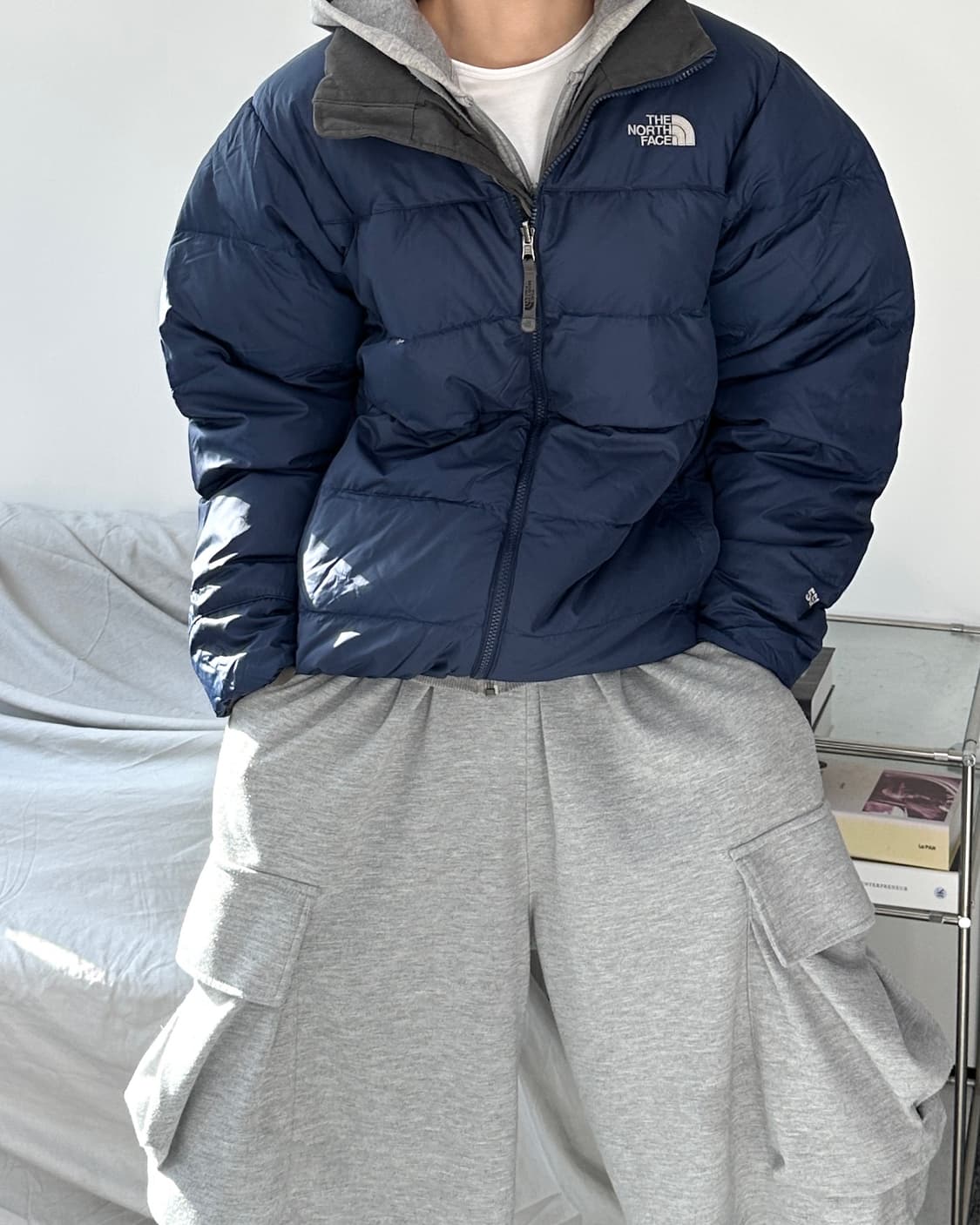 노스페이스 550 구스 다운 경량패딩 M 상품이미지1