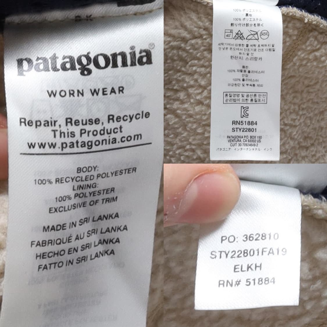 파타고니아 Patagonia Retro Pile Fleece Jacket 상품이미지9