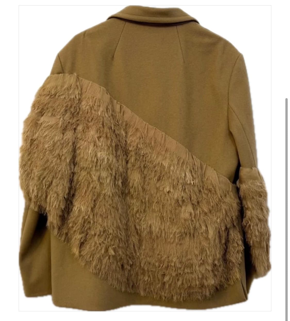 95] 드리스 반 노튼 트리밍 울 100% 더블 숏 코트 M 상품이미지2