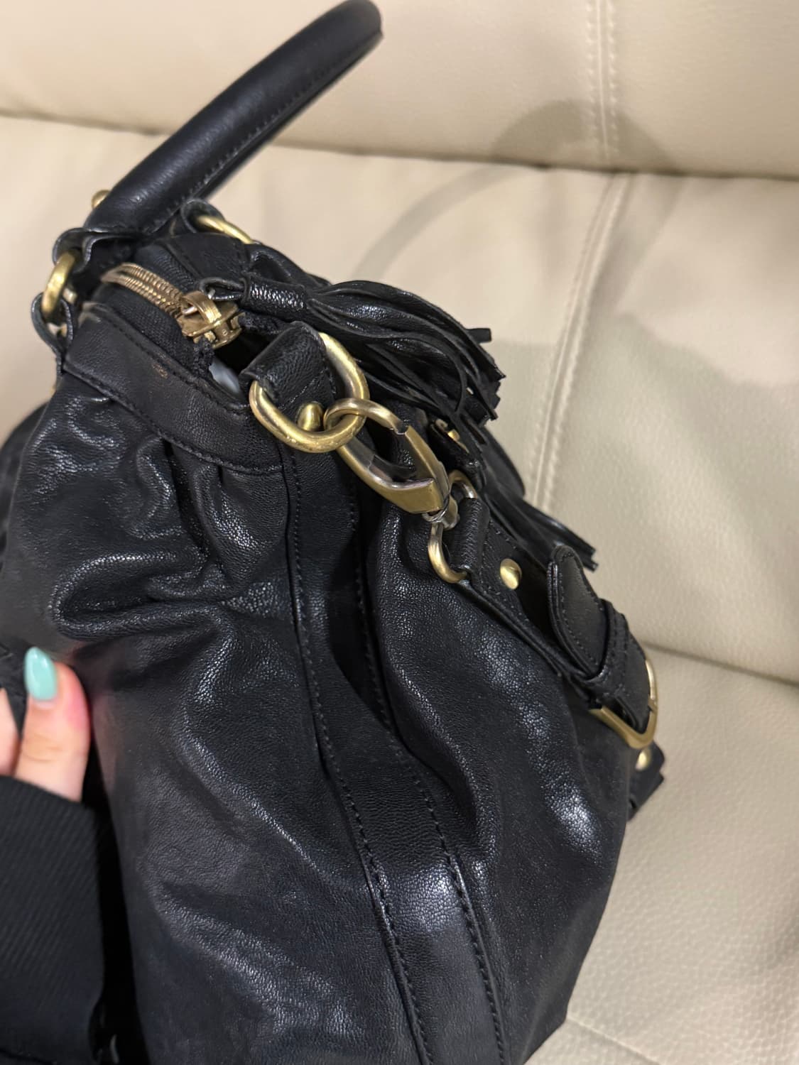 braided stitch point tote & shoulder bag 상품이미지4