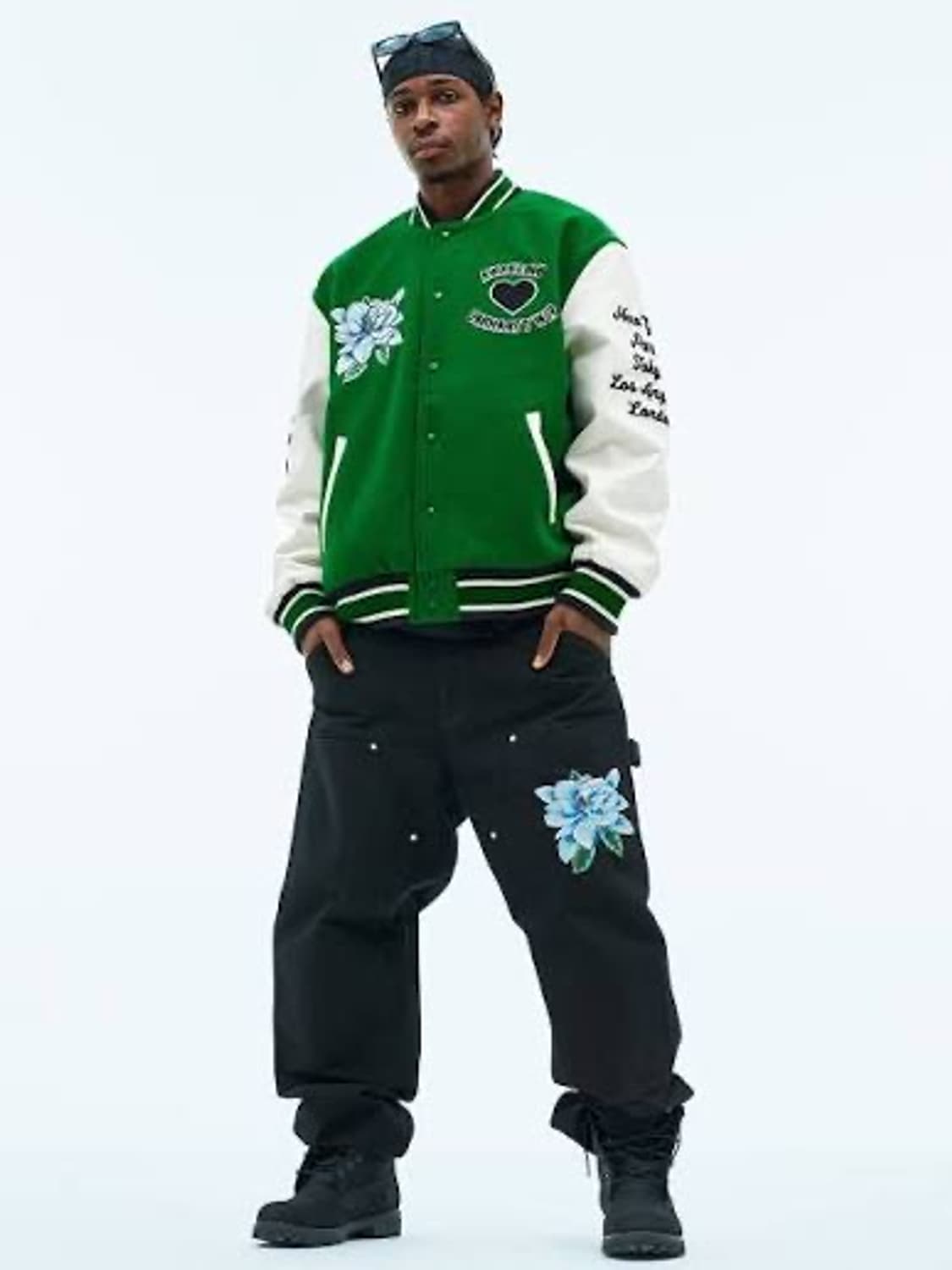 (M)칼하트 WIP x 어웨이크 NY 더블니 팬츠 블랙  상품이미지1