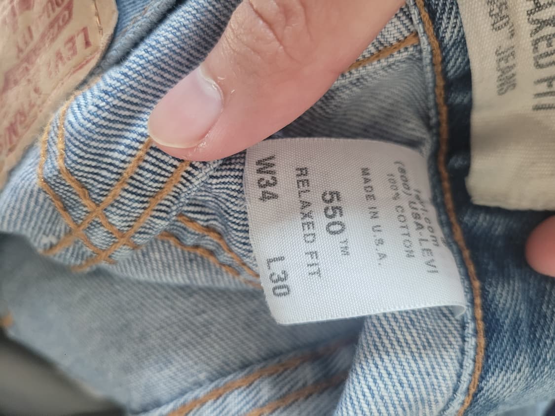 90-00s 미제 빈티지 리바이스 550 상품이미지3