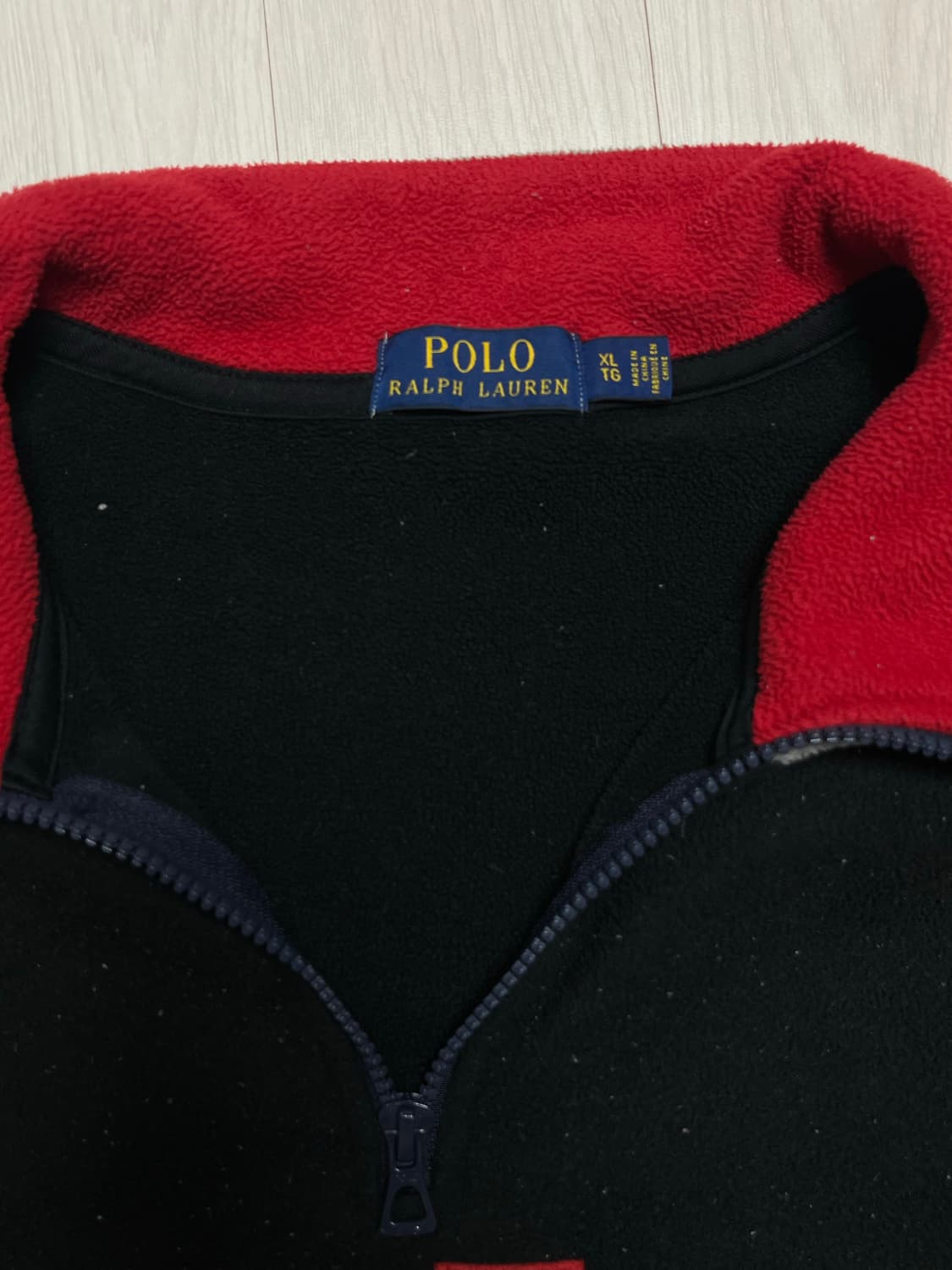 랄프 로렌 플리스 반집업 XL 상품이미지3