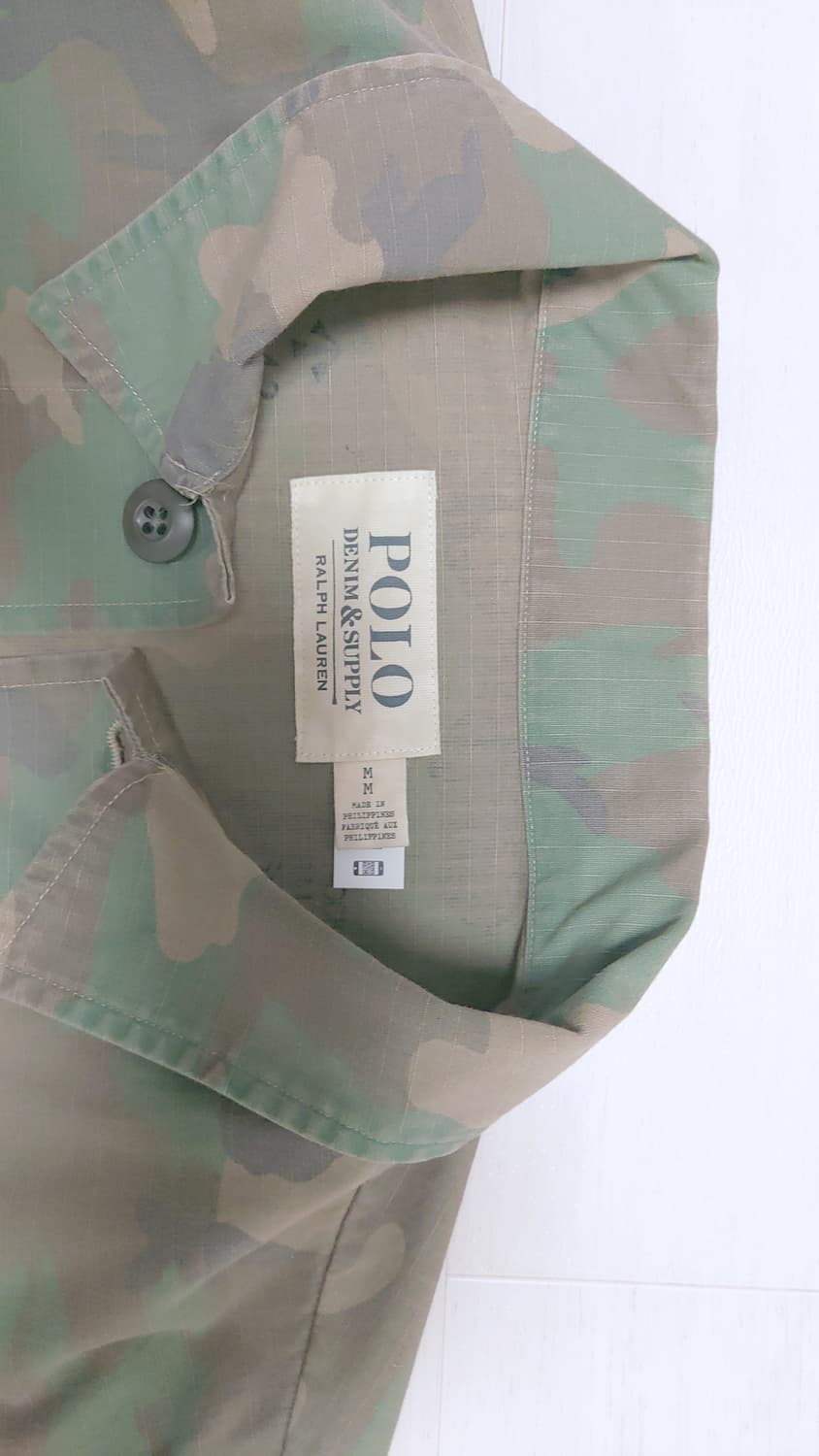 폴로 랄프로렌 카모 립스탑 오버셔츠(류준열 퍼티그) 상품이미지5
