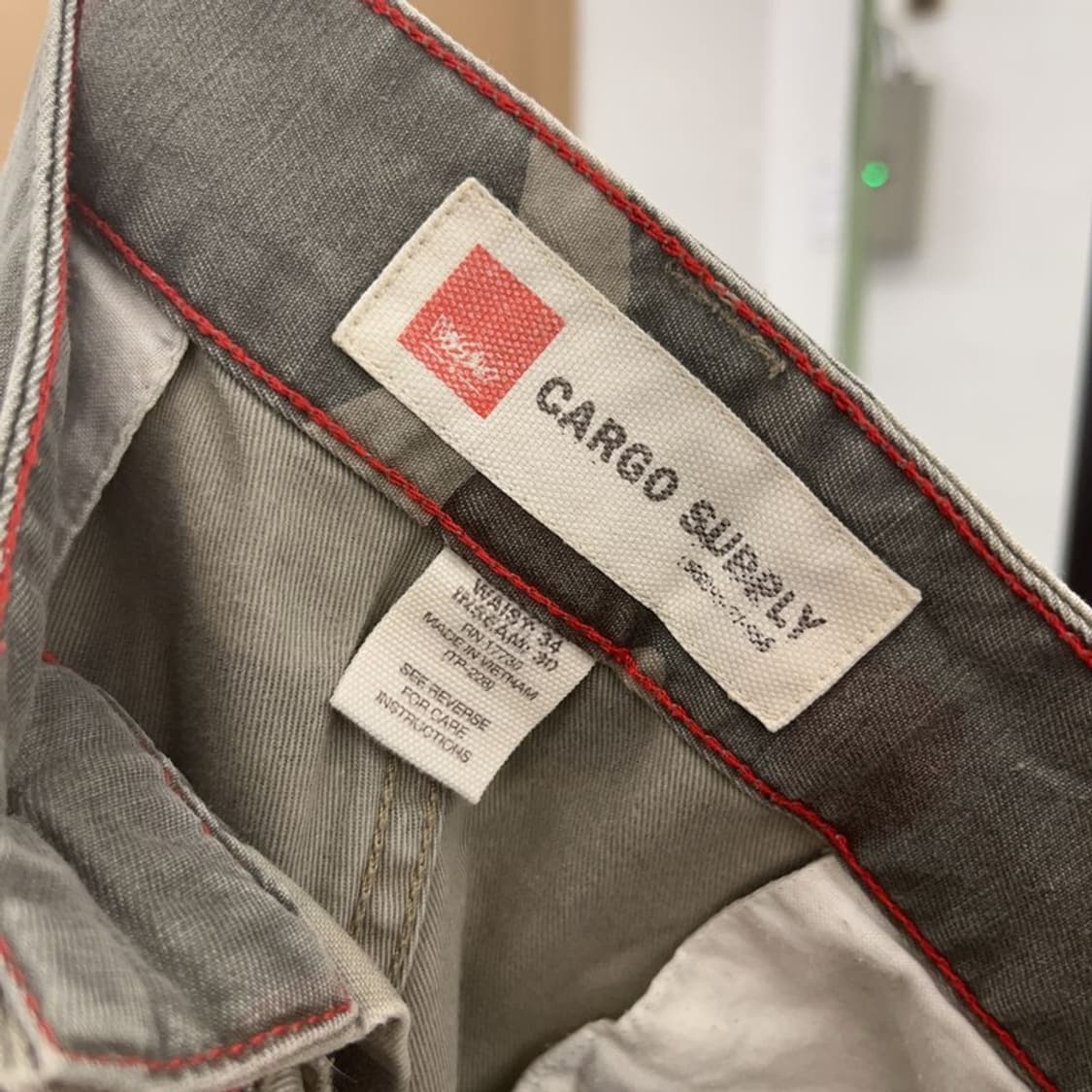 빈티지  밀리터리 카모 플라주 오버핏 카고팬츠 34인치 C06715 상품이미지5