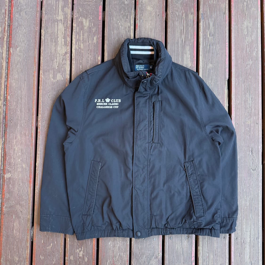 폴로 P.R.L. CLUB 블랙 바람막이 XL 상품이미지1