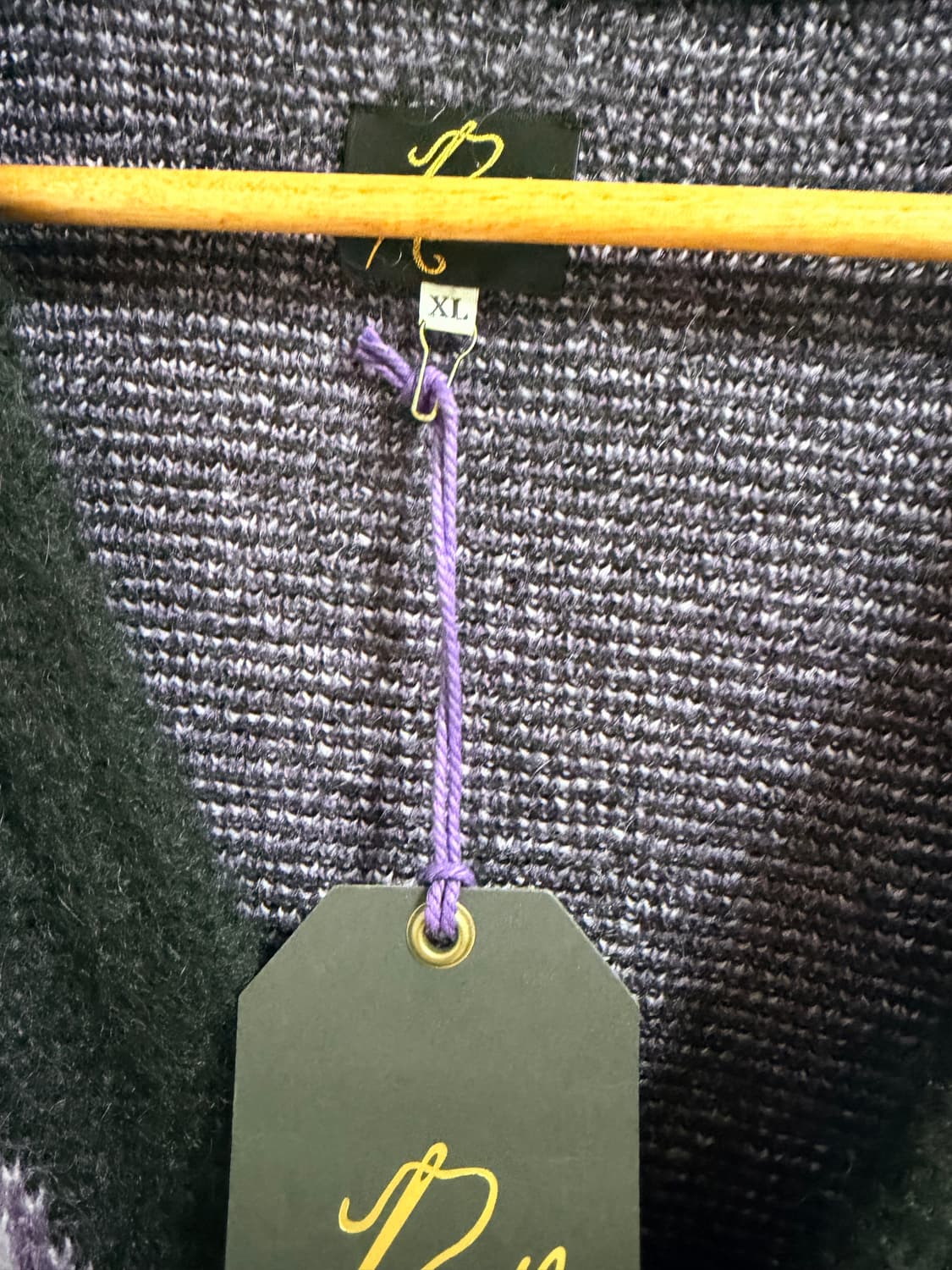 니들스 x 누비안 모헤어 빠삐용 스마일 앤 피스 가디건 블랙 상품이미지2