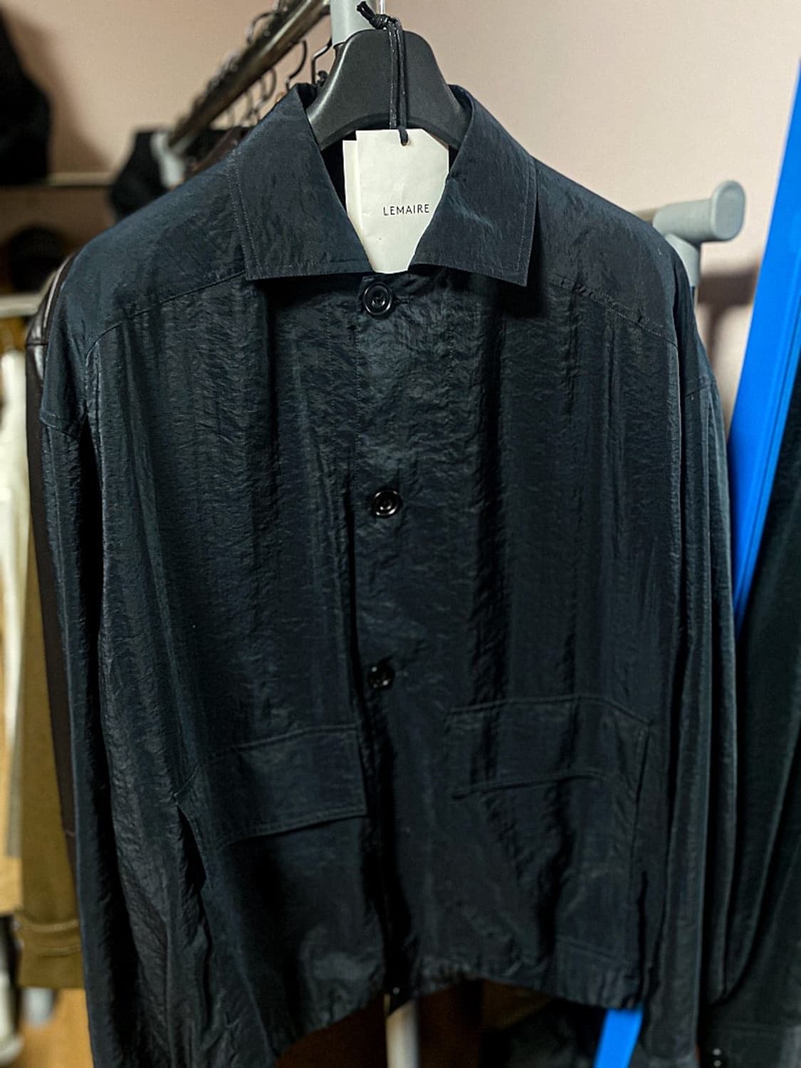 [구해요]르메르 19FW 드라이실크 블루종 44 상품이미지1