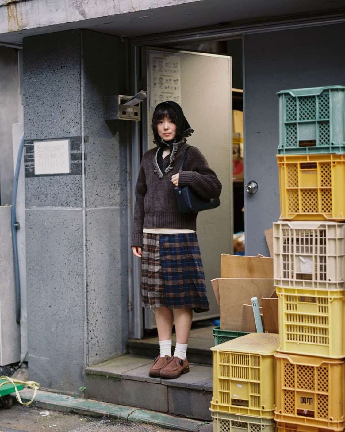 오라리 25fw AETA 스퀘어 백/블랙 상품이미지5