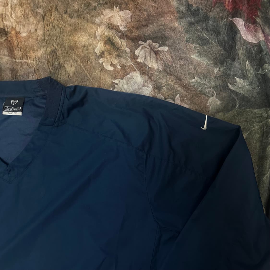 나이키 빈티지 올드스쿨 스우시 핸드로고 네이비웜업 M 상품이미지2