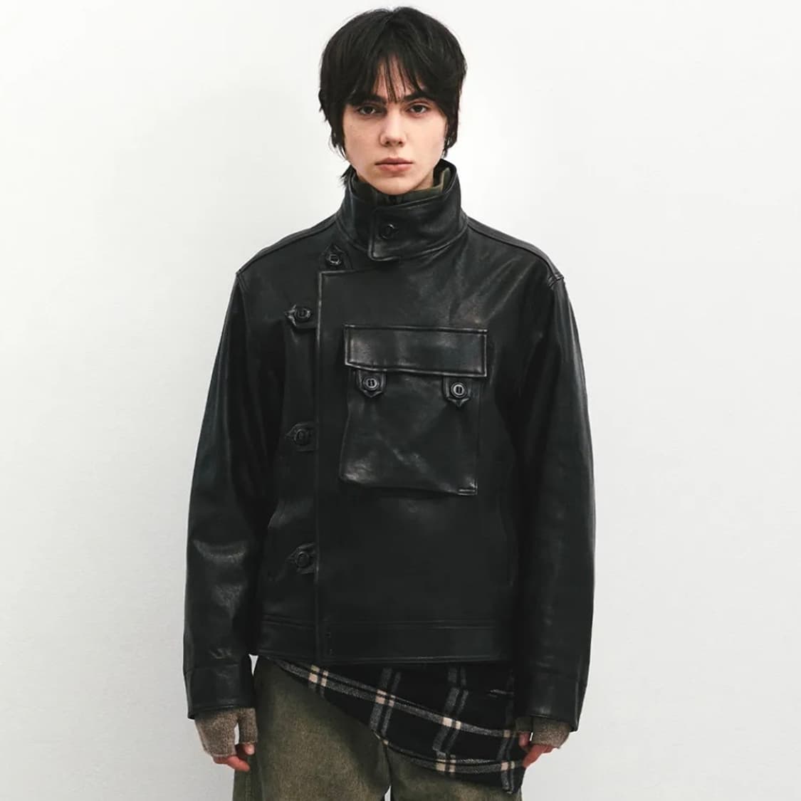 이스트로그 모터사이클 레더 점퍼 상품이미지4