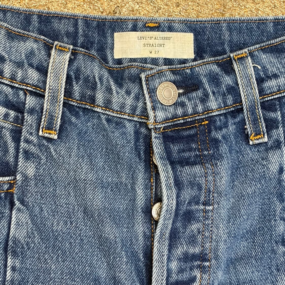 USA 빈티지 리바이스 절개 여성 청바지 상품이미지3