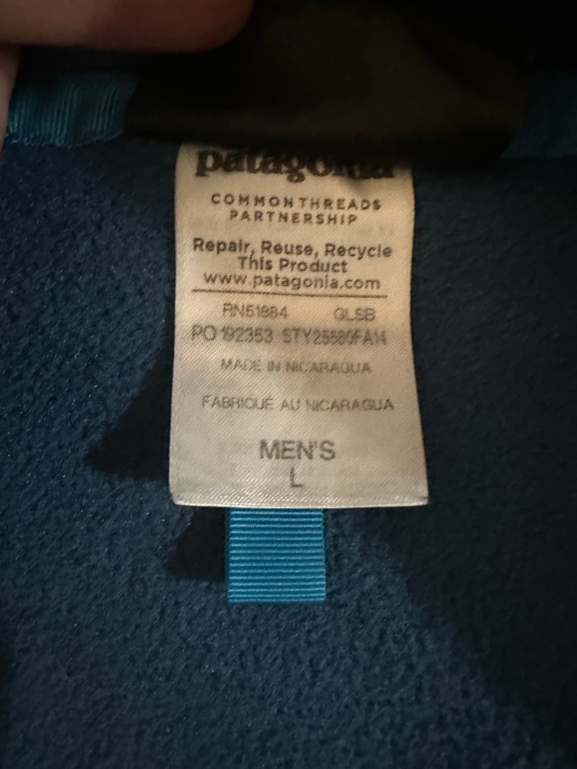 파타고니아 신칠라 (근본컬러) L 상품이미지4
