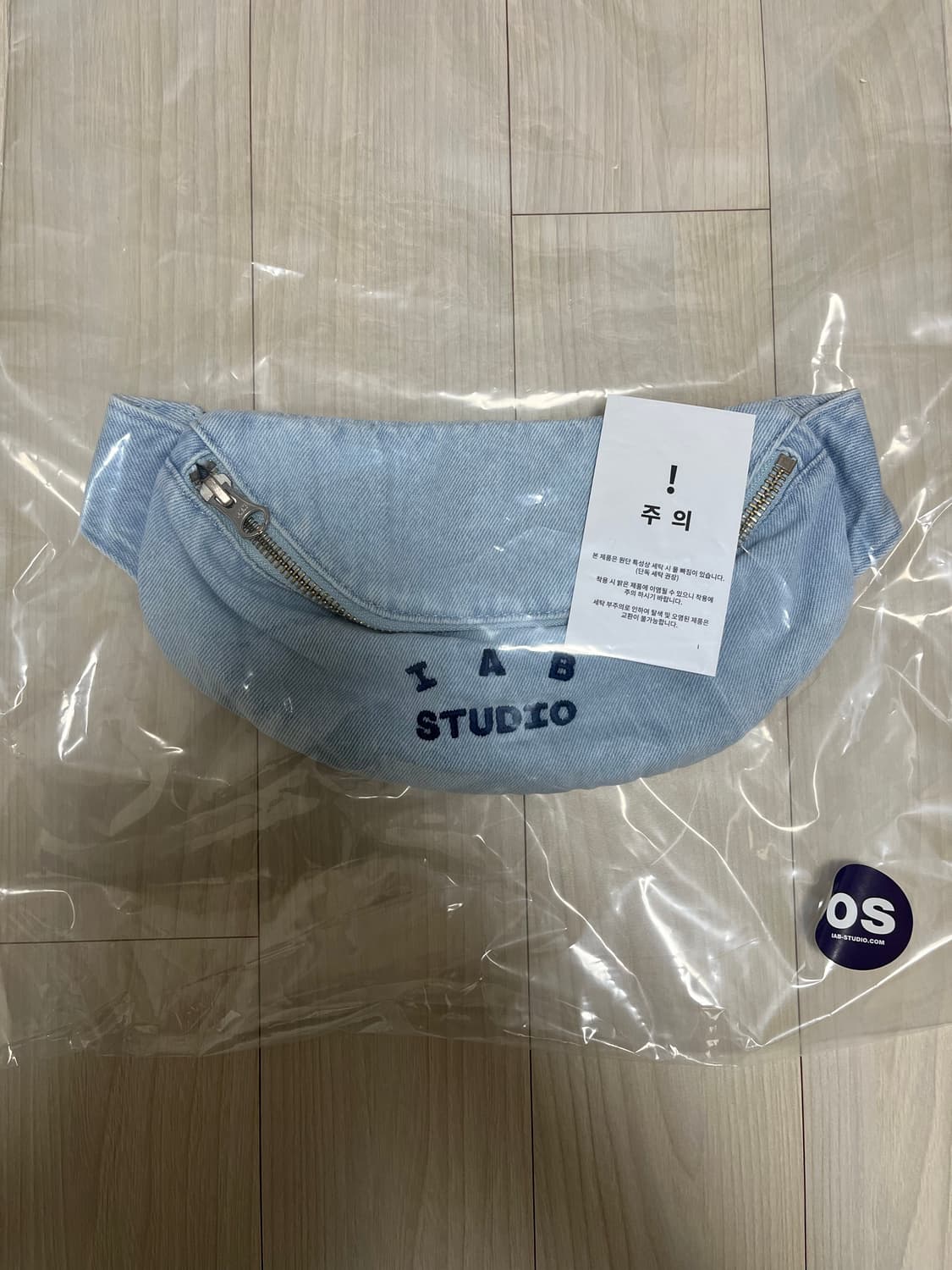 아이앱 스튜디오 데님 힙 색 블루 새상품 상품이미지2