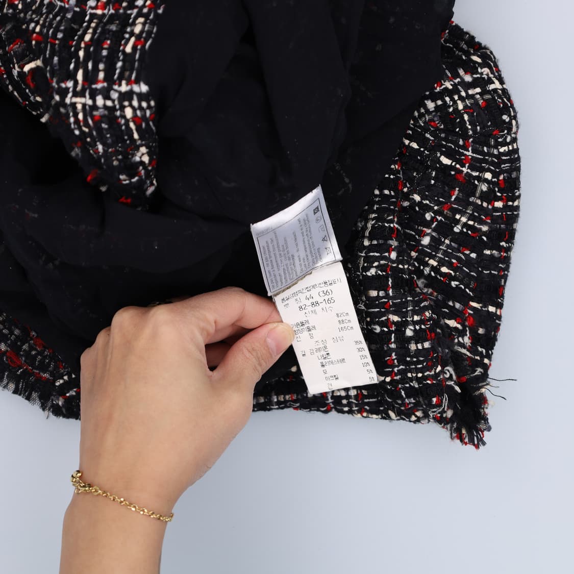 [44] 샤넬 여성 트위드 숏자켓 0105H1 상품이미지5