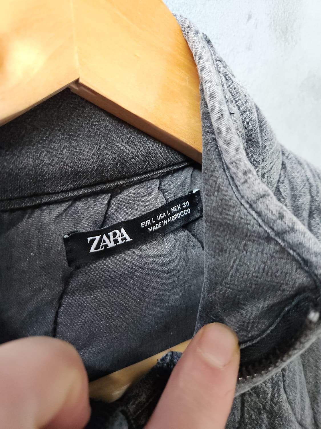 자라 여성 피그먼트 퀼팅 오버핏 집업 점퍼 상품이미지4