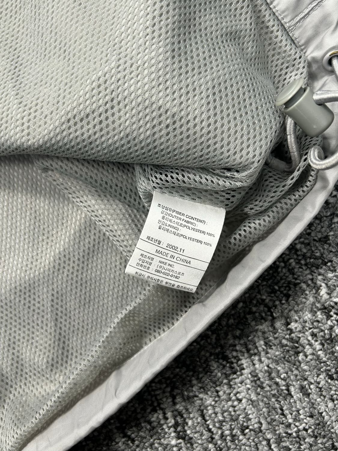 나이키 00s 블랙 그레이 바람막이 XL 상품이미지8