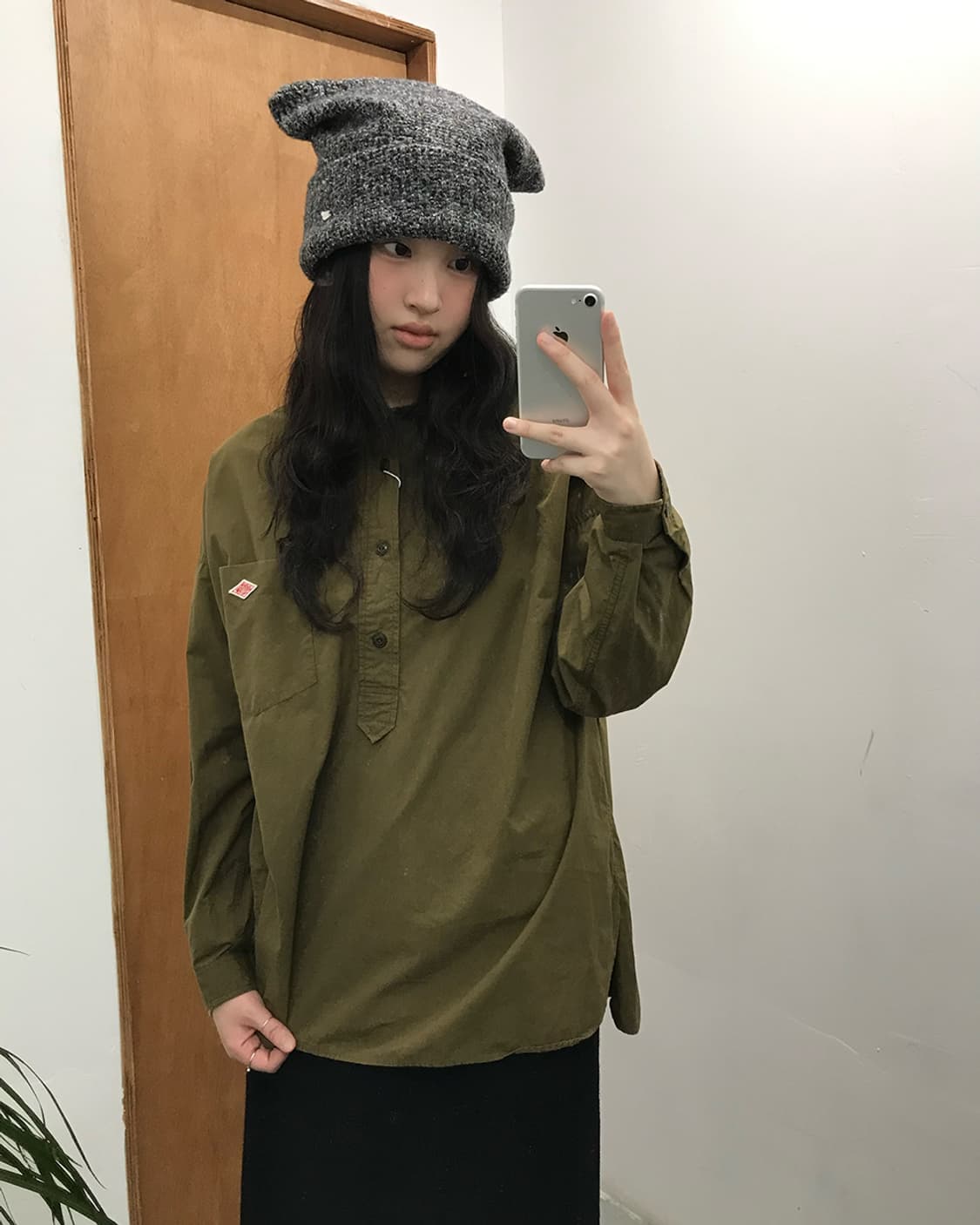 단톤 DANTON Cotton Pullover Shirt 상품이미지1