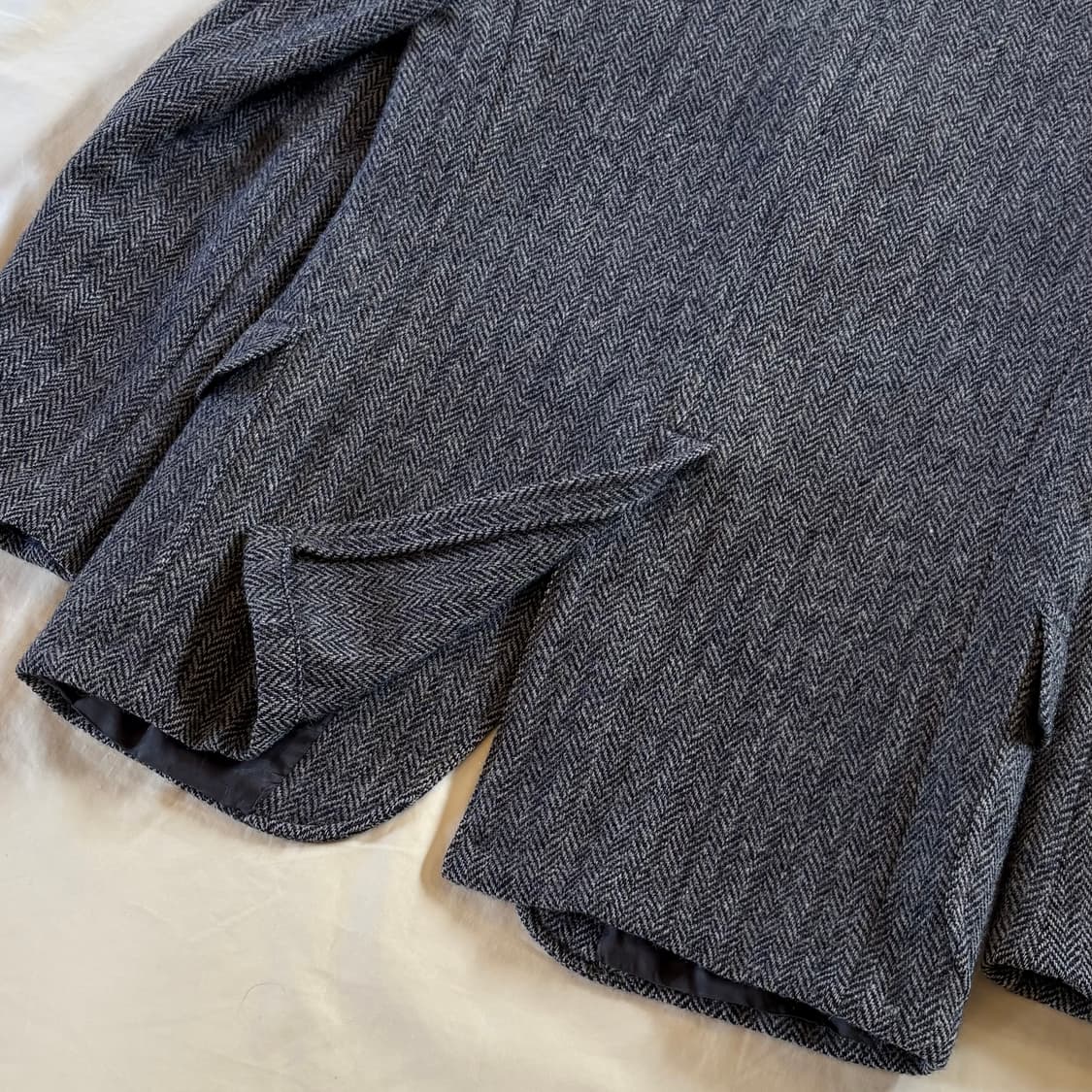 60s USA Eddie Bauer Harris Tweed 헤링본 자켓 상품이미지10