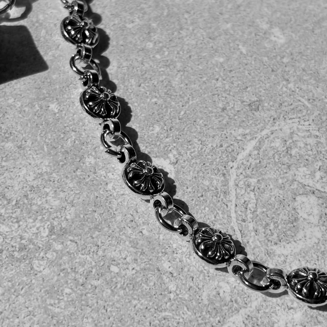 Oribell 크롬 크로스 링크 다이스 체인 키링 상품이미지6