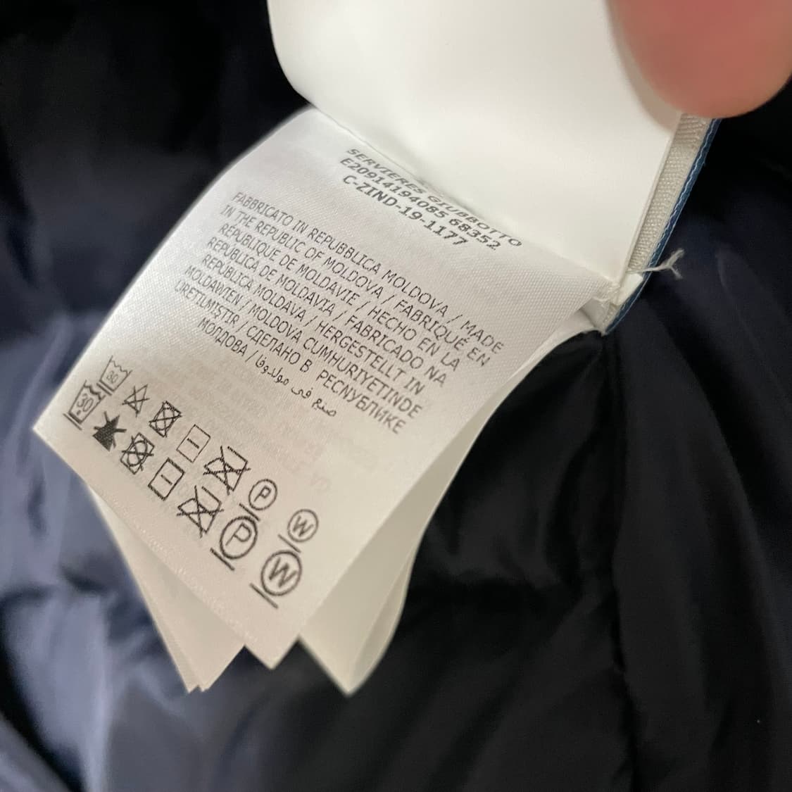 (매장판) 몽클레어 네이비 다운 패딩 4사이즈 상품이미지6