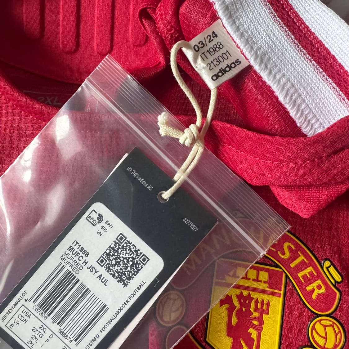 24-25 맨체스터 유나이티드 홈 어센틱 유니폼 코비 마이누 상품이미지8