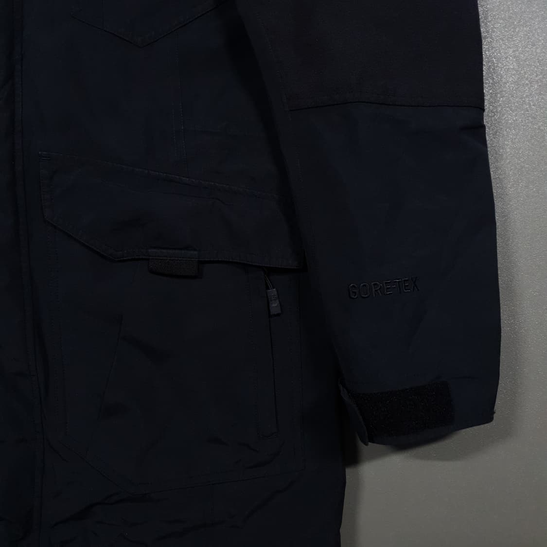 XL) 코오롱스포츠 엑스퍼트 고어텍스 바람막이 후드 자켓 블랙 고프코어 상품이미지5