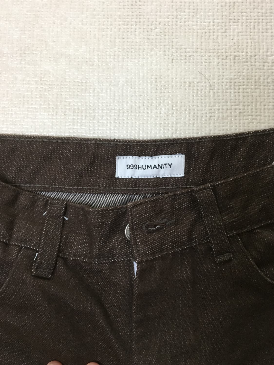 CURVED HERITAGE DENIM PANTS- BROWN(2) 상품이미지3