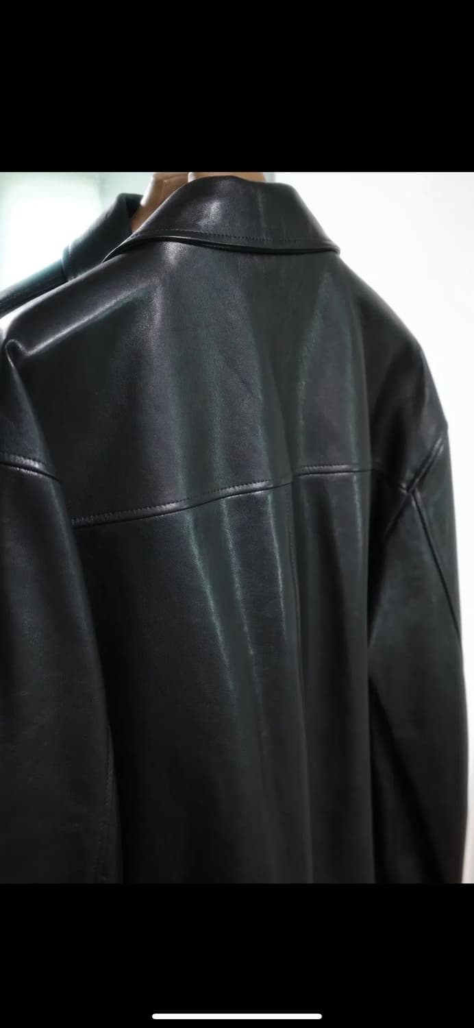 디그레 LAMB SKIN LEATHER COAT 2XL 상품이미지2