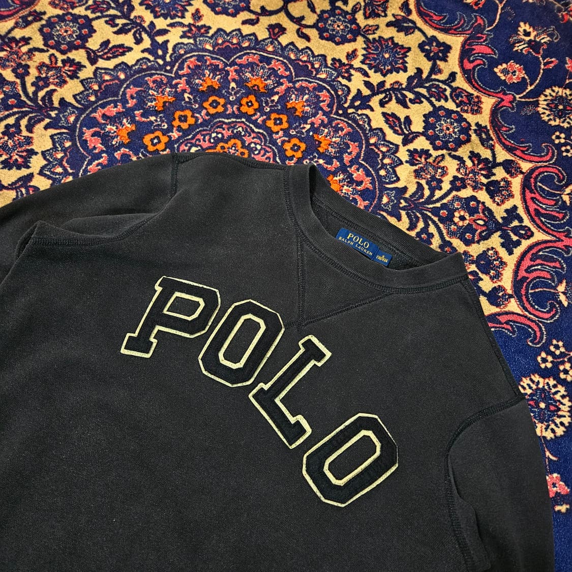 폴로랄프로렌 스펠아웃 빅로고 기모 맨투맨 S size 상품이미지2