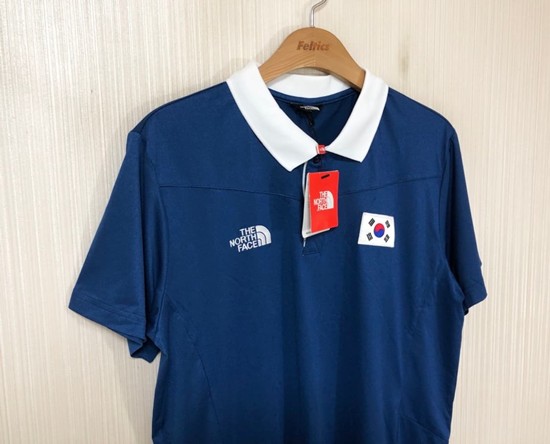 노스페이스국대 팀코리아 폴로티셔츠 L(100) 상품이미지5