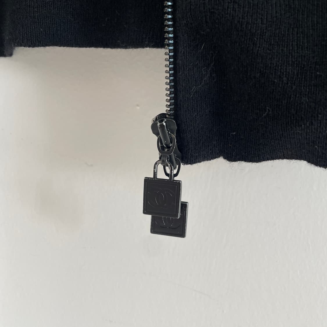 샤넬 블랙 집업 롱 가디건 상품이미지6