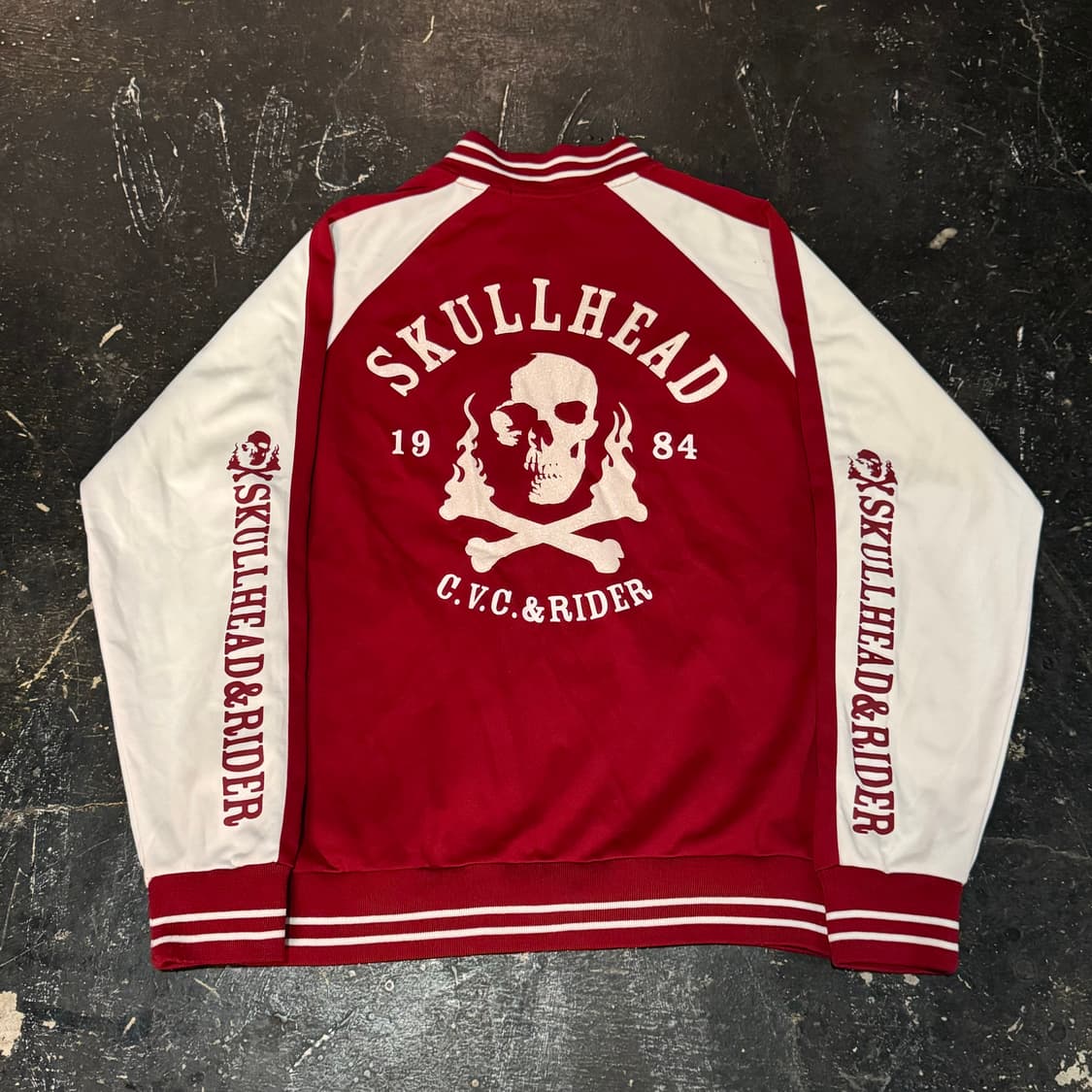 해골 프린팅 집업 상품이미지2