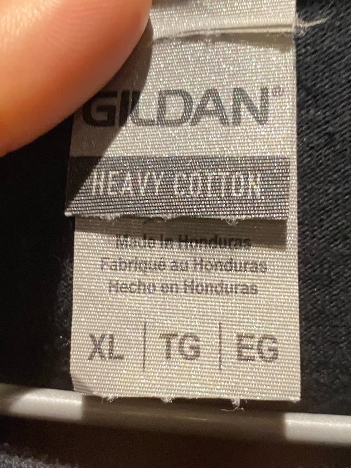 Needles Gildan Heavy Cotton Tee Black XL 상품이미지6
