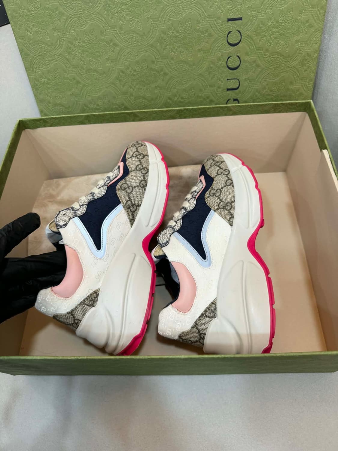 구찌 라이톤 스니커즈 신발 36.5  상품이미지4