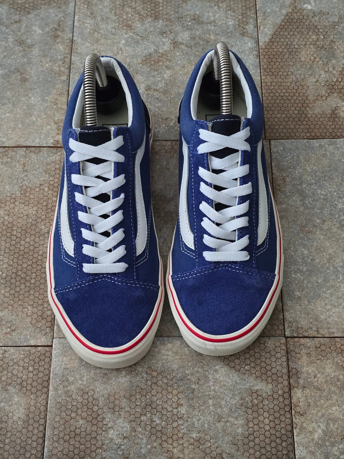 (260)반스 스타일 36 블루 화이트 상품이미지2