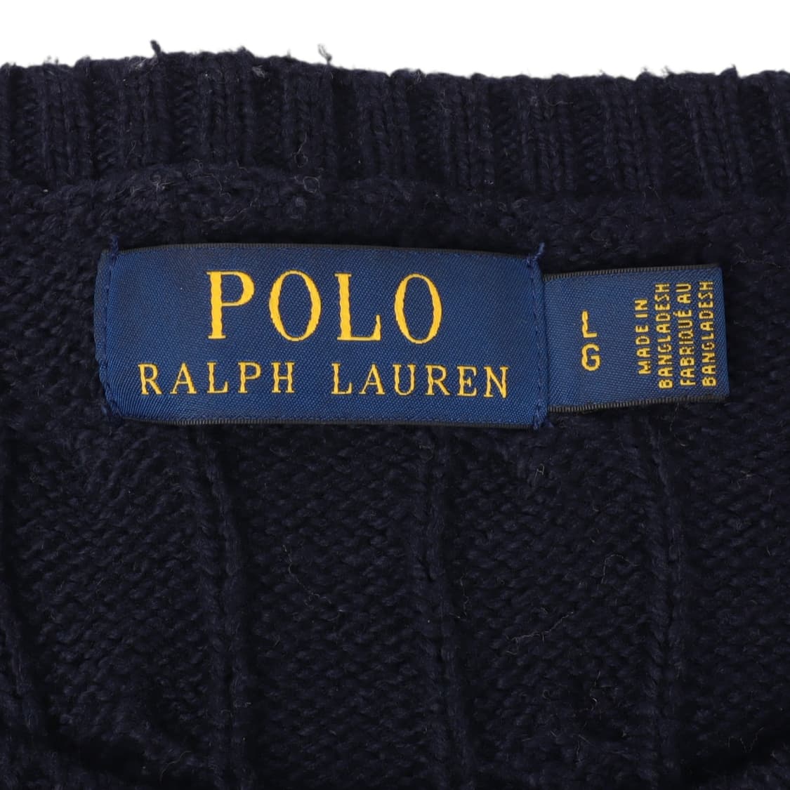 폴로 랄프로렌 네이비 레드포니 케이블 니트 상품이미지8