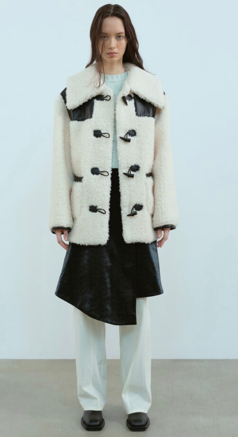 문스워드 퍼 코트 S 상품이미지2