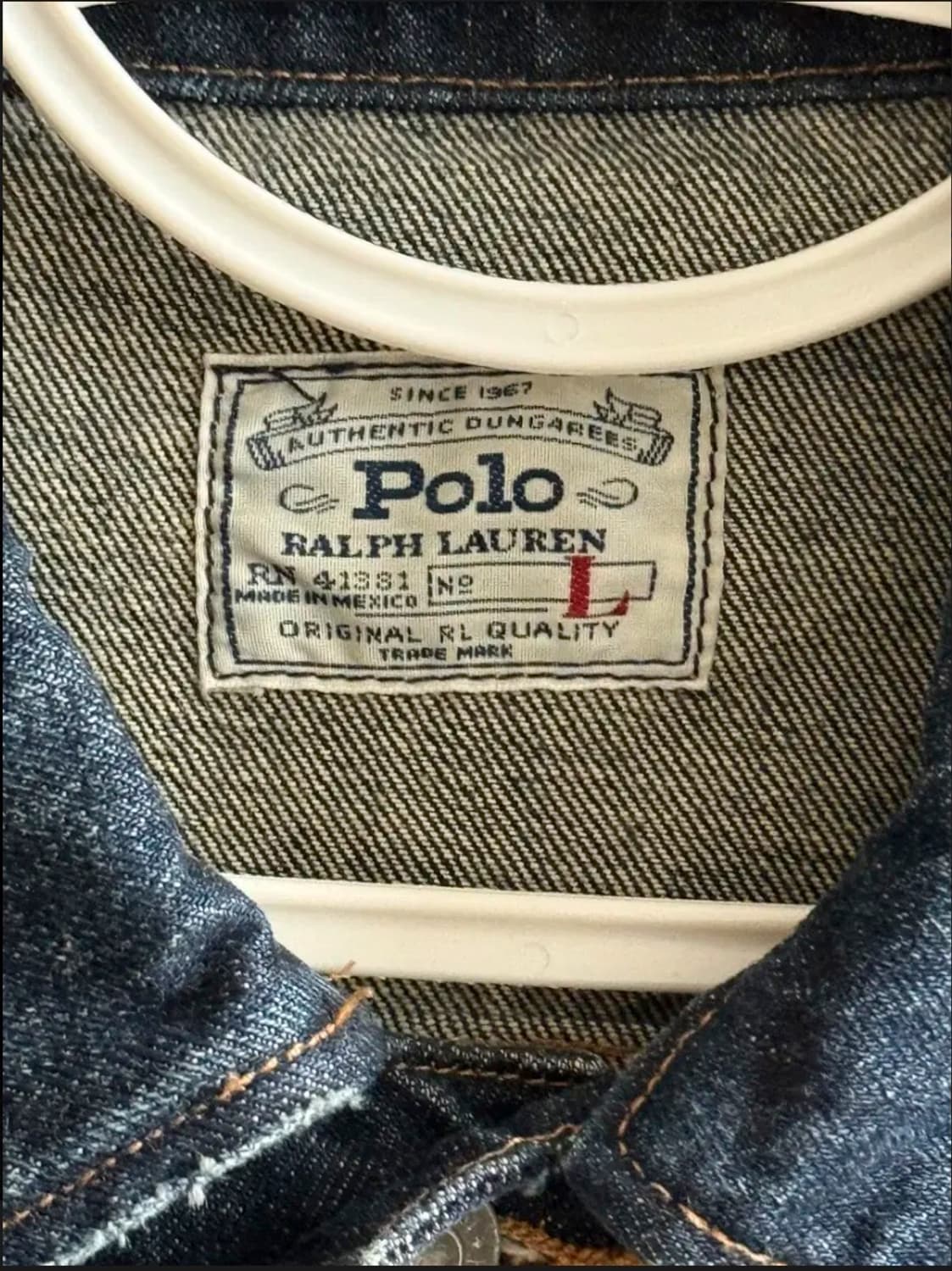 폴로 랄프로렌 데님 트러커 L 상품이미지4