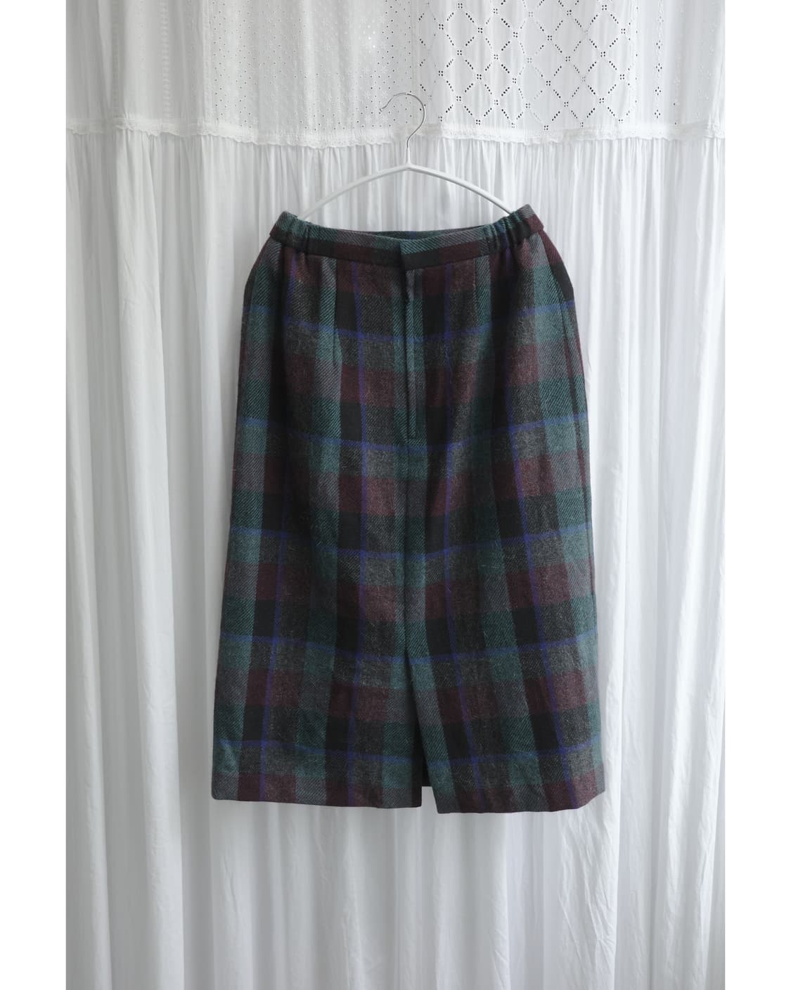 autumn checked skirt 상품이미지2